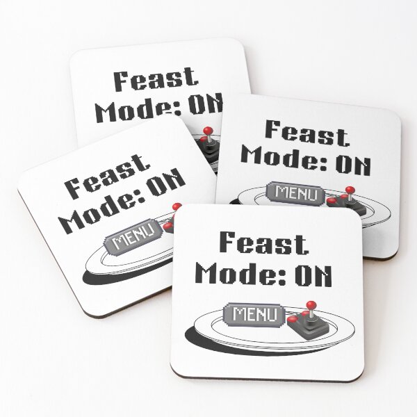 Item preview, Feast Mode: ON Gamer Humor Tee | Camiseta Divertida | Maglietta Gamer Spiritosa designed and sold by LenaBlueDesigns.
