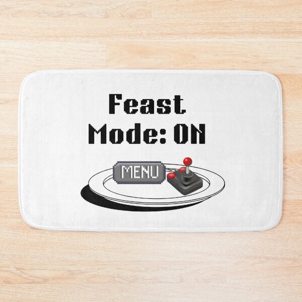 Item preview, Feast Mode: ON Gamer Humor Tee | Camiseta Divertida | Maglietta Gamer Spiritosa designed and sold by LenaBlueDesigns.