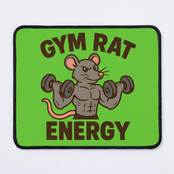 Item preview, Gym Rat Energy designed and sold by ThePrintGoblin.