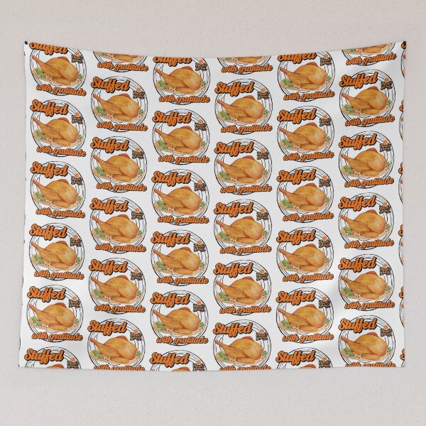 Item preview, Stuffed with Gratitude – Thanksgiving Turkey | Relleno de Gratitud | Recheado de Gratidão designed and sold by LenaBlueDesigns.