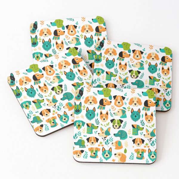 Item preview, Colorful Dogs – Fun Pattern for Pet Lovers designed and sold by CapyToon.