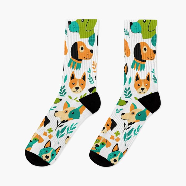 Item preview, Colorful Dogs – Fun Pattern for Pet Lovers designed and sold by CapyToon.