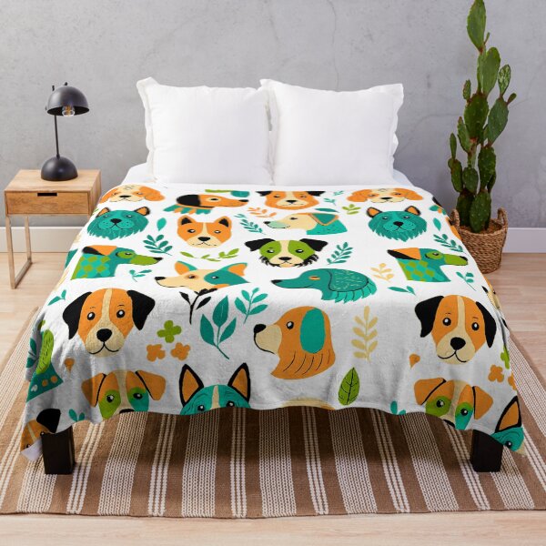 Item preview, Colorful Dogs – Fun Pattern for Pet Lovers designed and sold by CapyToon.