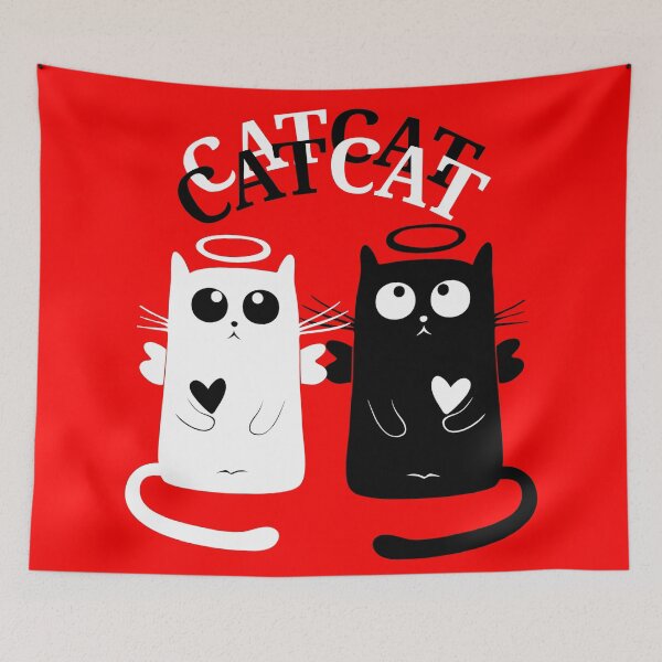 Item preview, Catcat | Cute & Funny Cat Design designed and sold by ArtsyExplorer.
