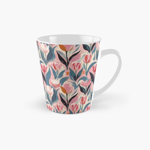 Item preview, Elegant Pink and Blue Floral Pattern designed and sold by Dream Garden.