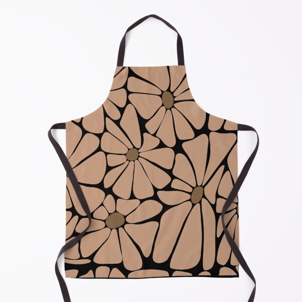 Item preview, A Timeless Brown Flower Pattern designed and sold by ArtLabCreations.