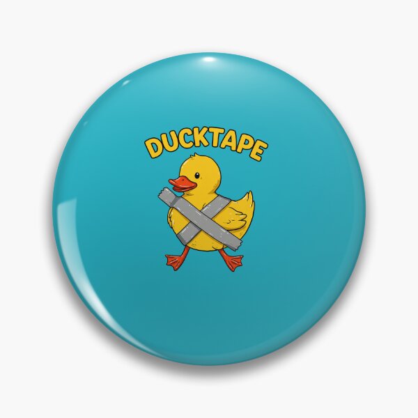 Item preview, Funny Cartoon Rubber Duck Duct Tape Pun designed and sold by TeeARTHY.