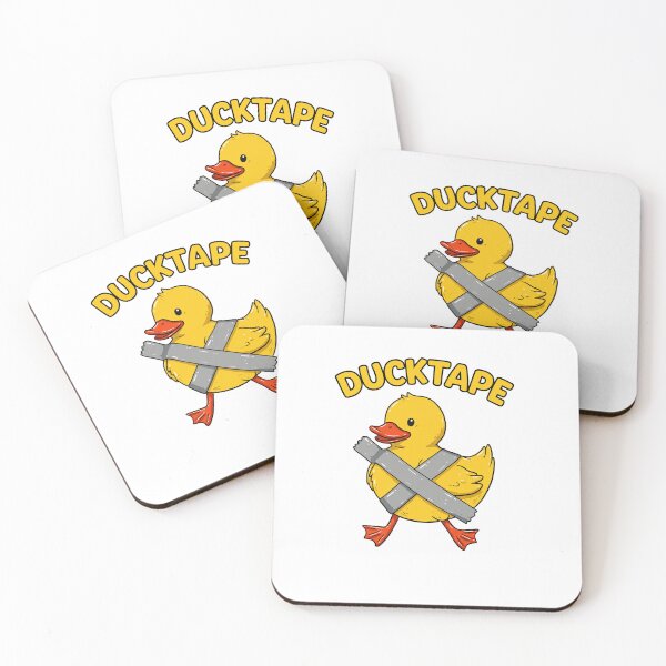 Item preview, Funny Cartoon Rubber Duck Duct Tape Pun designed and sold by TeeARTHY.