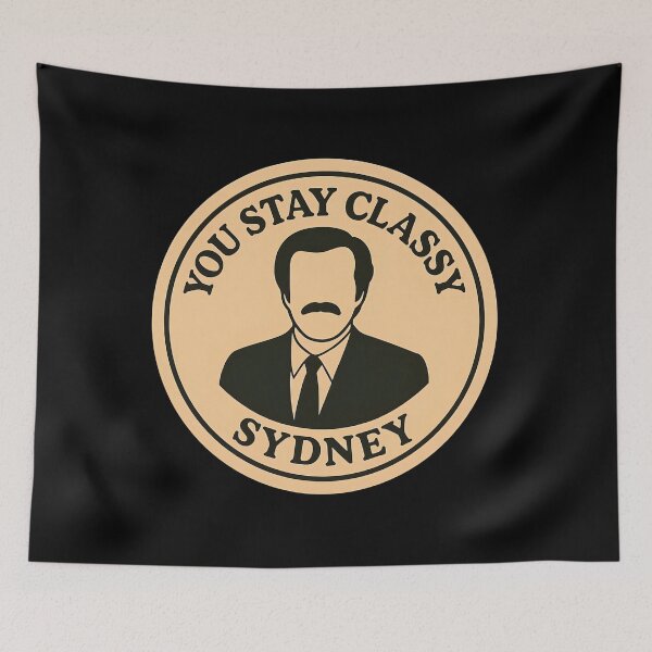 Item preview, Anchorman Inspired Retro Australia Print: Sydney designed and sold by PinUpPizzazz.