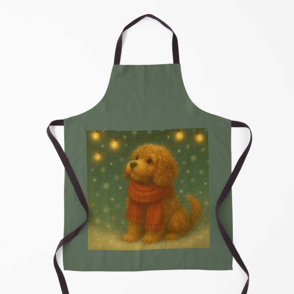 Item preview, Twinkle Snow – Cavapoo in Scarf designed and sold by GeoWild Designs.