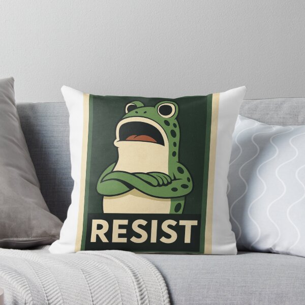 Item preview, Portland Frog – Retro Protest Poster Design designed and sold by LunarBones.