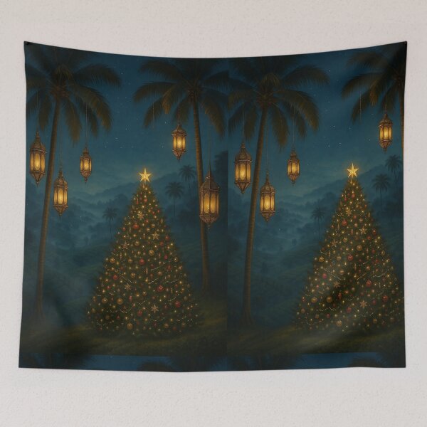 Item preview, Sri Lankan Luxe Christmas – Twinkling Palm Lights  designed and sold by Ceylon Luxe Collections.