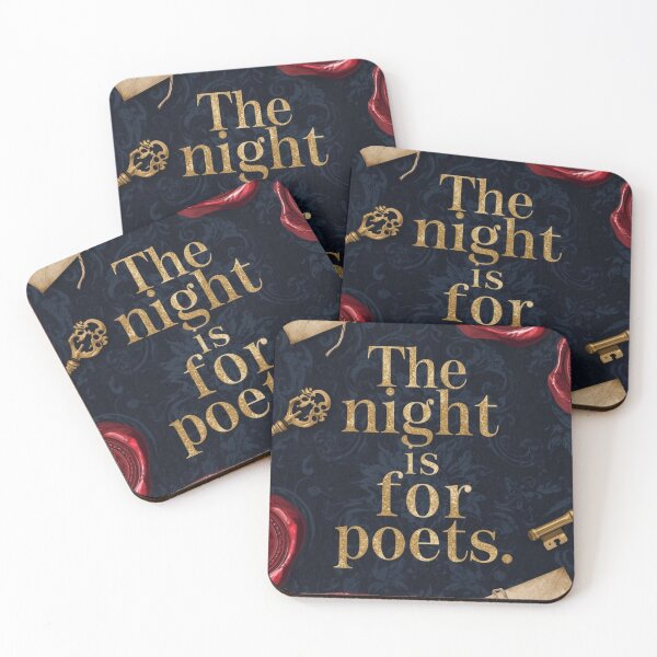 Item preview, The night is for poets designed and sold by MoodCreations.