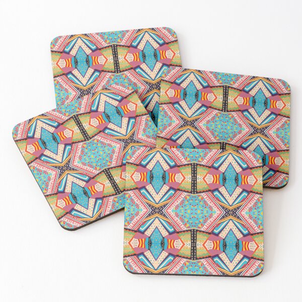 Item preview, ✨ Synchronized Sanctuary – Abstract Poolside Pattern ✨ designed and sold by GingerFay.
