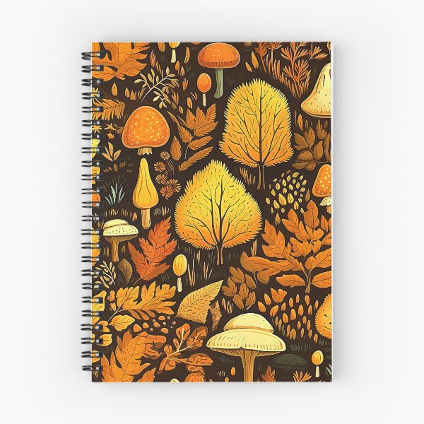 Item preview, Fall Trees, Leaves And Mushrooms Colorful Autumn Pattern  designed and sold by DEC02.