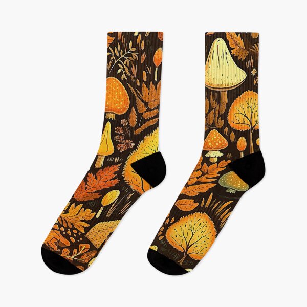 Item preview, Fall Trees, Leaves And Mushrooms Colorful Autumn Pattern  designed and sold by DEC02.
