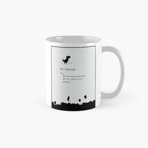 Item preview, No Internet Dinosaur | Funny Offline Mode Nature Meme Design designed and sold by DG-ShopLT.