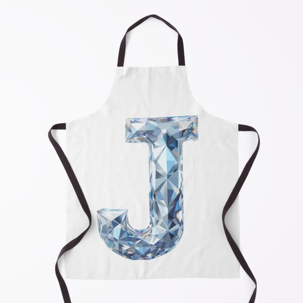 Item preview, Crystal Low Poly Letter J — 3D Geometric Transparent Design designed and sold by InFrameVision.