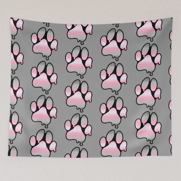 Item preview, Demigirl Pride Paw designed and sold by BesidesBunnyArt.
