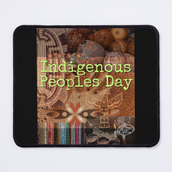 Item preview, Indigenous Peoples Day Art Photo Collage Colorful Design designed and sold by EarthArtDesigns.