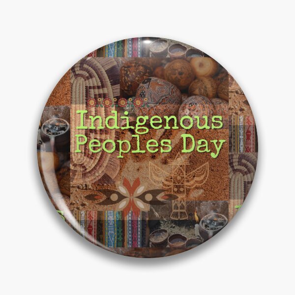 Item preview, Indigenous Peoples Day Art Photo Collage Colorful Design designed and sold by EarthArtDesigns.