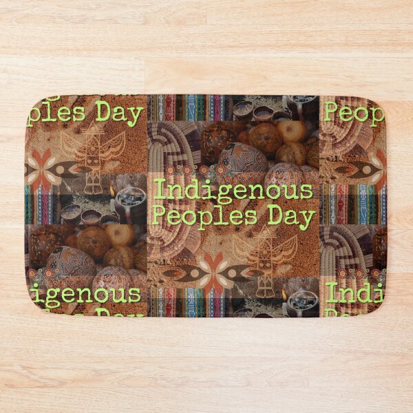 Item preview, Indigenous Peoples Day Art Photo Collage Colorful Design designed and sold by EarthArtDesigns.