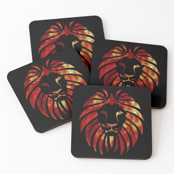 Item preview, Lion of the Sun (on black) designed and sold by ColorfulCortex.