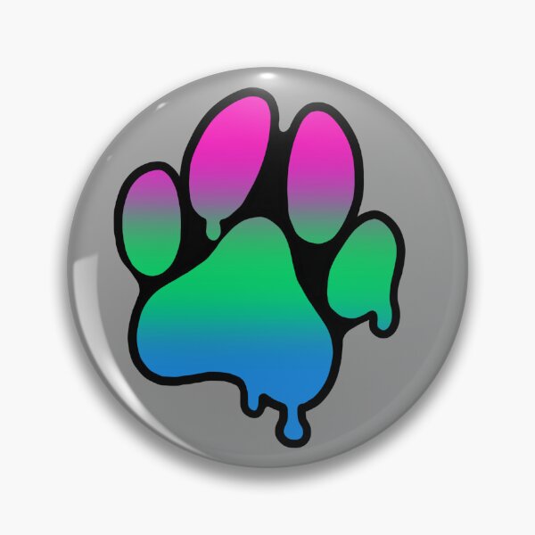 Item preview, Polysexual Pride Paw designed and sold by BesidesBunnyArt.