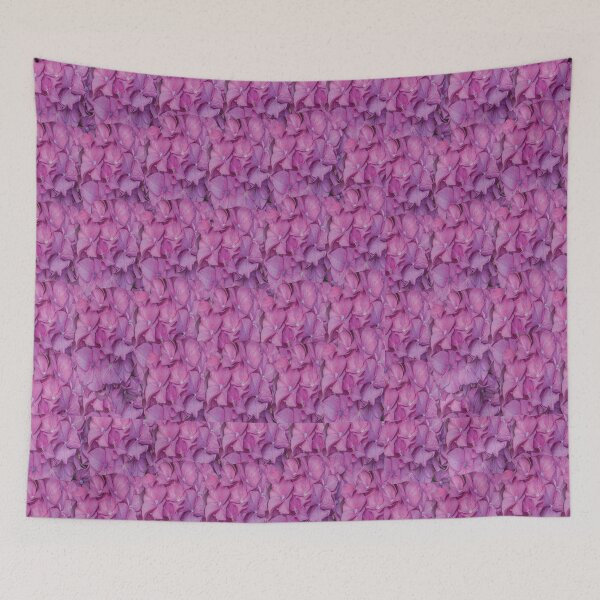 Item preview, Botanical Forever Pink Hydrangea Floral Pattern designed and sold by PVTCreations.