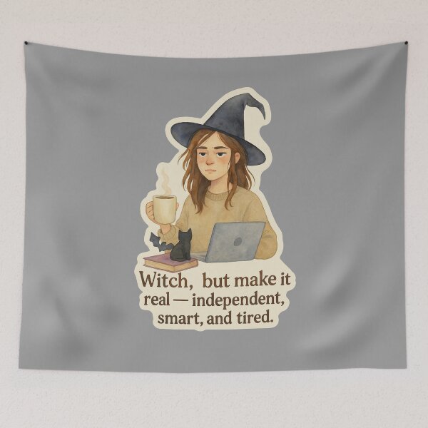 Item preview, Modern Witch Vibes — Independent, Smart, and Tired designed and sold by GusiaTreasures.