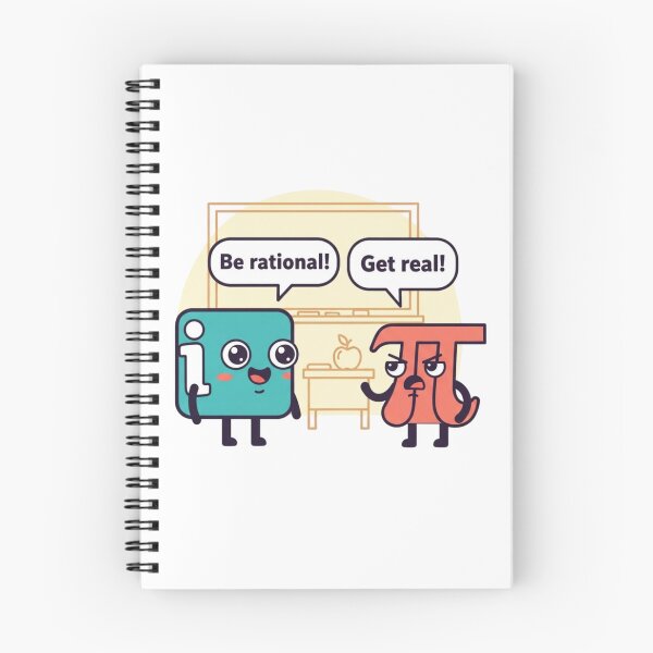 Item preview, Be Rational Get Real Funny Math Pi Shirt designed and sold by EchoAtelier.