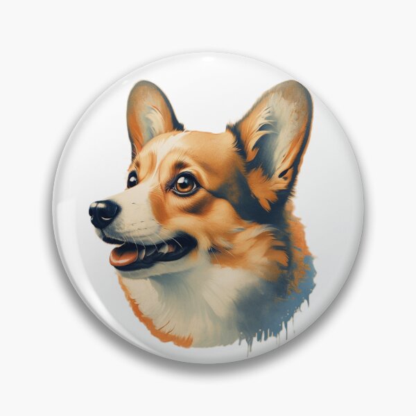 Item preview, Cute Corgie dog portrait designed and sold by adey68.