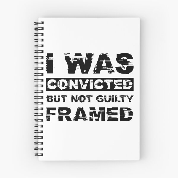 Item preview, I Was Convicted But Not Guilty Framed Statement Design designed and sold by YourArt7.