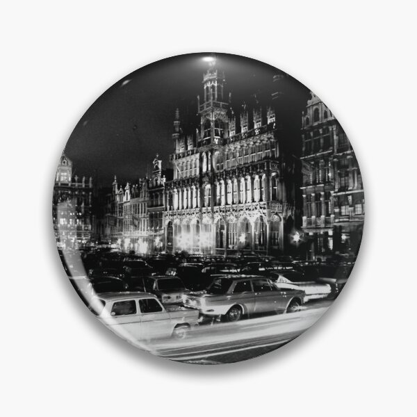 Item preview, Night at Grand Palace Brussels Belgium Vintage designed and sold by JerryFrank.