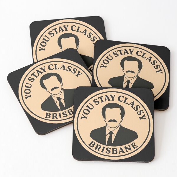 Item preview, Anchorman Inspired Retro Australia Print: Brisbane designed and sold by PinUpPizzazz.