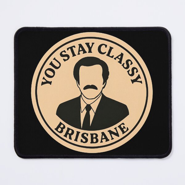 Item preview, Anchorman Inspired Retro Australia Print: Brisbane designed and sold by PinUpPizzazz.