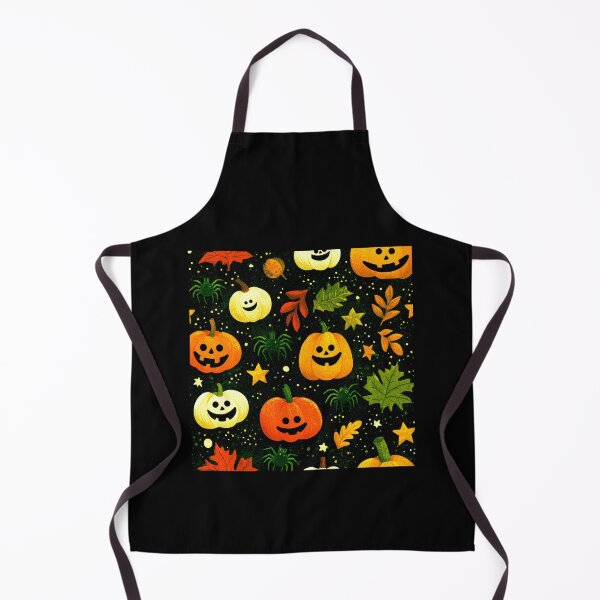 Item preview, Halloween Jack-O-Lanterns And Green Spiders Whimsical Pattern designed and sold by DEC02.
