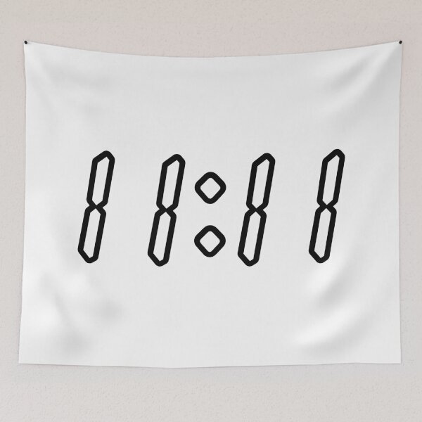 Item preview, 11:11, Wish Time Outline designed and sold by Memes N Lore .