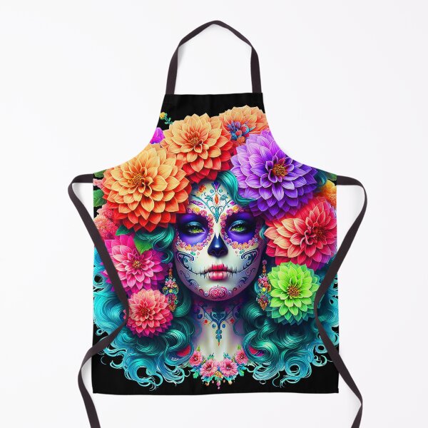 Item preview, Day Of The Dead Sugar Skull Floral Art designed and sold by DEC02.