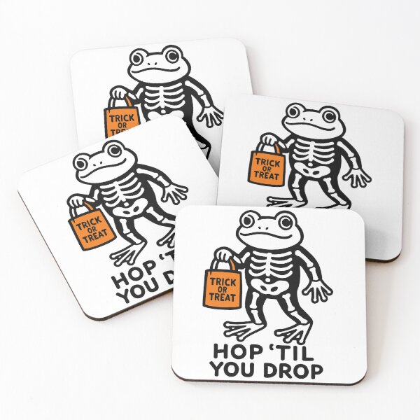 Item preview, Skeleton Frog Trick or Treat Shirt designed and sold by TheFrogPunk.