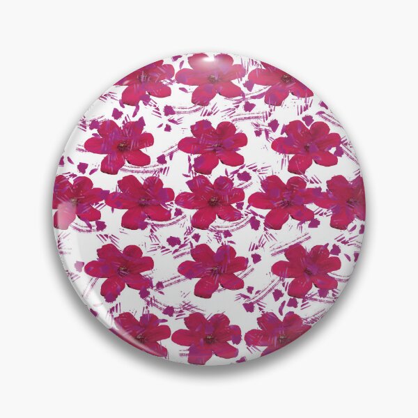 Item preview, Pixel Petals Botanical Clematis Seamless Floral Pattern designed and sold by PVTCreations.