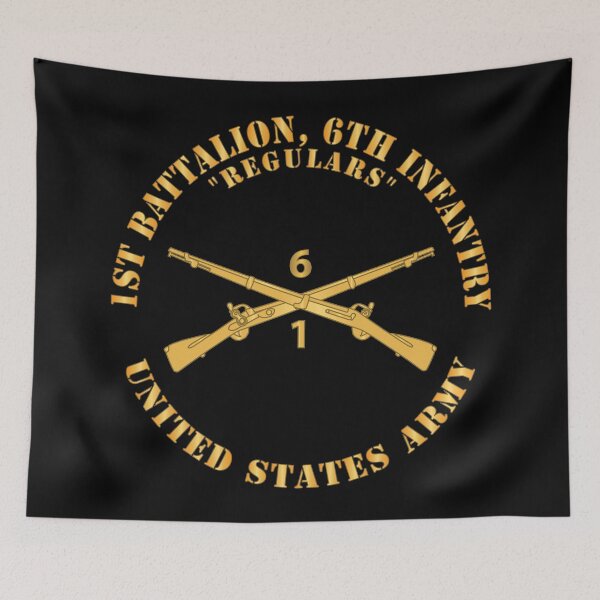 Item preview, Army - 1st Battalion, 6th Infantry Regiment Branch - Regulars - US Army X 300 designed and sold by Military Insignia Products.
