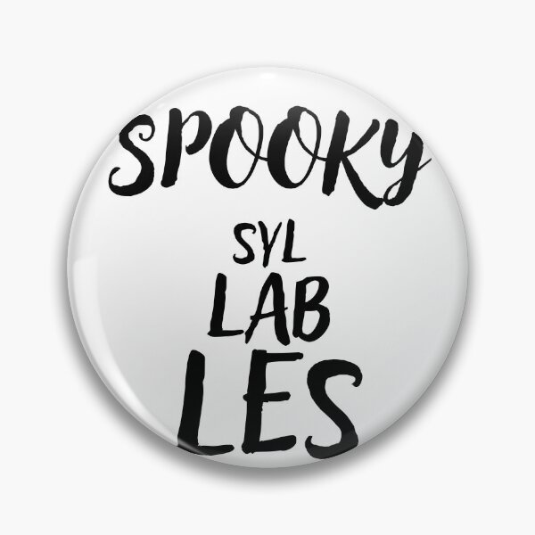 Item preview, Spooky Syllables – Funny Halloween Teacher Design | Light Art Edition designed and sold by Lunaria Arts.