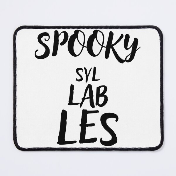 Item preview, Spooky Syllables – Funny Halloween Teacher Design | Light Art Edition designed and sold by Lunaria Arts.