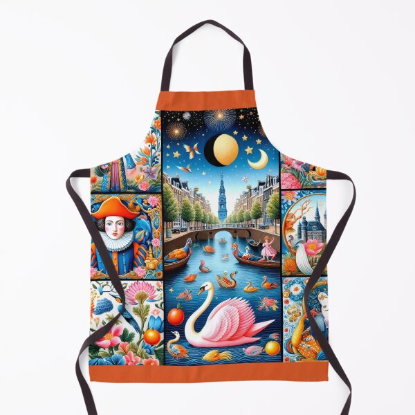 Item preview, Amsterdam Canal of Echoes – Surreal Mosaic of Passage and Persona designed and sold by daweave77.
