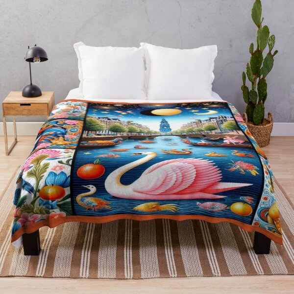 Item preview, Amsterdam Canal of Echoes – Surreal Mosaic of Passage and Persona designed and sold by daweave77.