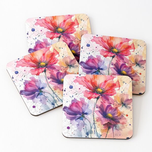 Item preview, Emotional Blossoming - Abstract Floral Art designed and sold by ZykeArt.