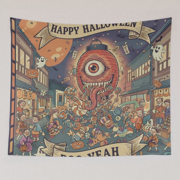 Item preview,  lantern monster are eating Candy designed and sold by EvardeanPlus.