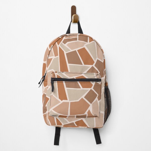 Item preview, Stained Glass Pattern in Mocha Colors, Abstract Geometric Shapes designed and sold by Angela Dow.