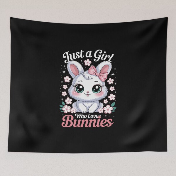 Item preview, Just a Girl Who Loves Bunnies designed and sold by jkrphoto.
